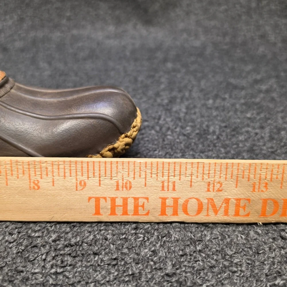VTG LL Bean Duck Boots Brown Womens 8 N Waterproof Low Top Gum Shoes Leather
